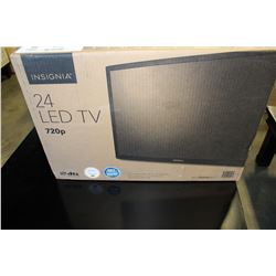 24" INSIGNIA 720P LED TV TESTED AND WORKING