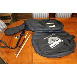 FENDER GUITAR SOFT CASE, SABIAN SYMBOL CASE, GUITAR STAND