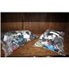 Image 1 : TWO BAGS OF ASSORTED HEADPHONES AND CHARGERS