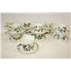 Image 1 : PORTMEIRION BOTANICAL GARDEN 13 PIECE CUP AND SAUCER SET