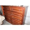 Image 1 : 10 DRAWER WALNUT DRESSER