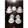 Image 1 : PORTMEIRON BOTANICAL GARDEN CUPS AND SAUCERS TWO SHELFS FULL