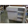 Image 2 : WHITE 5 DRAWER DRESSER WITH CABINET DOOR