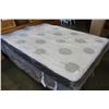 Image 1 : AS NEW FLOOR MODEL SEALY EURO TOP POCKET COIL MATTRESS MEDIUM FIRM RETAIL $1199