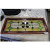 Image 1 : MULTI COLORED STAINED GLASS WINDOW