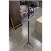 Image 1 : BLACK OUTDOOR PEDESTLE ENDTABLE AND METAL STAND