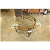 Image 1 : MODERN BEVELLED GLASSTOP COFFEE TABLE