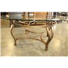 Image 2 : MODERN BEVELLED GLASSTOP COFFEE TABLE