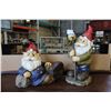 Image 1 : TWO GARDEN GNOMES