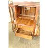 Image 3 : WALNUT DROP-FRONT DESK WITH DISPLAY