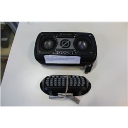 GOAL ZERO PORTABLE BLUETOOTH SPEAKER AND CONTROLLER KEYBOARD