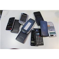 LOT OF TEN CALCULATORS