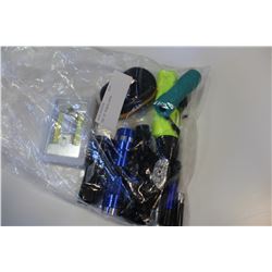 BAG OF FLASHLIGHTS