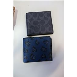 2 DESIGNER MENS WALLETS