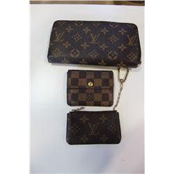 LOUIS VUITTON, ID WALLET AND CHANGE PURSES