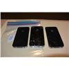 Image 2 : 3 APPLE IPHONE 4S, BLACK, ROGERS AND PREPAID SIMS