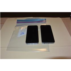 2 APPLE IPHONE SE, BLACK, TELUS AND UNKNOWN SIMS