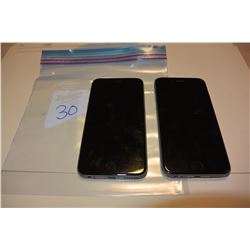 2 APPLE IPHONE 6, SPACE GREY, UNKNOWN SIMS