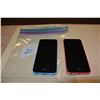 Image 1 : 2 APPLE IPHONE 5C, BLUE AND PINK, CHATR, METEOR SIMS