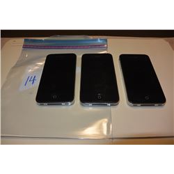 3 APPLE IPHONE 4, BLACK, KOODO AND UNKNOWN SIMS