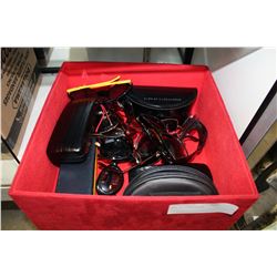 BOX OF SUNGLASSES