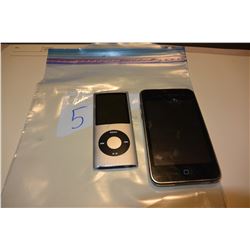 APPLE IPOD TOUCH 2ND GEN, 8GB AND IPOD NANO 4TH GEN, 8GB GREY