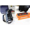 Image 2 : SONY HANDY CAM WITH GRIP W/ WIDE ANGLE LENS AND SPOTLIGHT
