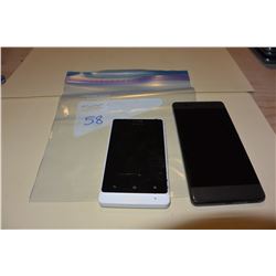 2 SONY XPERIA SMARTPHONES, VM SIM