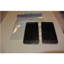 2 SAMSUNG GALAXY GRAND PRIME, SILVER, FIDO