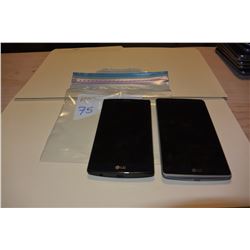 LG G STYLO, , GREY AND LG G4 VM SIM, LEATHER BACK