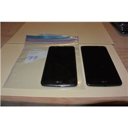 2 LG G STYLO 2 PLUS, BOTH FIDO, ONE HAS CRACKED SCREEN