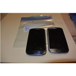 2 SAMSUNG GALAXY S3, BELL, FIDO SIMS