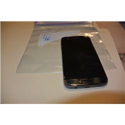 SAMSING GALAXY S7, BLACK, CRACKED BACK GLASS, UNKNOWN SIM