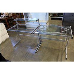 MODERN GLASSTOP DESK