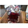 Image 2 : BAG OF WATCHES ART GLASS VASE AND DOLPHINS AND EAGLE