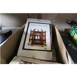 BOX OF NEW MINI CURIO CABINETS