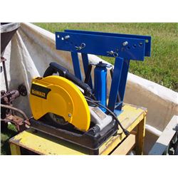 Dewalt Chop Saw W/ Bender (With Steel Stand)