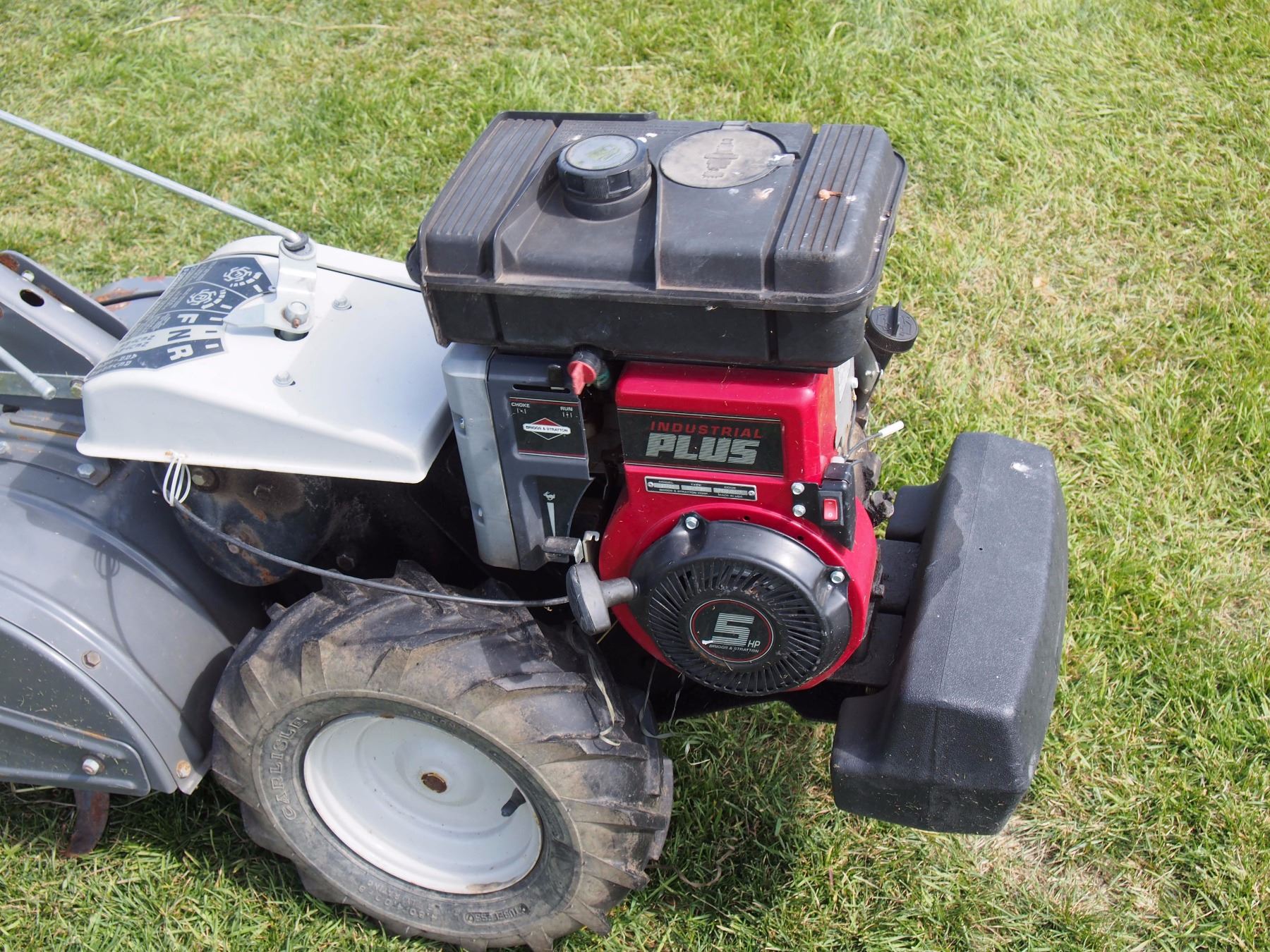 Polaris White 550 Dual Direction Rototiller, Swivel Handle, 5 HP