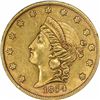 Image 1 : 1854 Kellogg & Co. Gold $20. Kagin-2. Rarity-4. Reeded Edge. AU-55 PCGS. OGH.