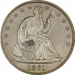 1861 Shipwreck Effect Uncirculated (C) NGC.