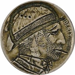 5C Lot of 4: ND Type 2 nickel; 191? date nickel 2-sided Buffalo chg to Dog; ND Type 2 nickel; 1914 N