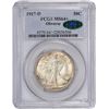 Image 3 : 1917-D 50C. Obverse Mintmark. MS-64+ PCGS. CAC.