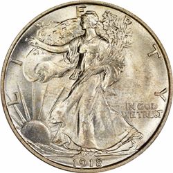 1918 50C. MS-65 PCGS.