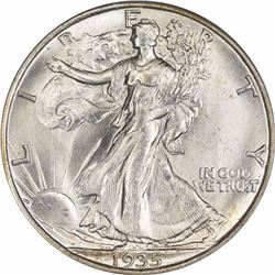 1935-S 50C. MS-66 PCGS.