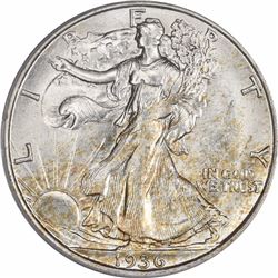 1936-S 50C. MS-66 PCGS.