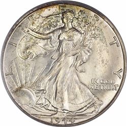 1944-D 50C. MS-67 PCGS. CAC.