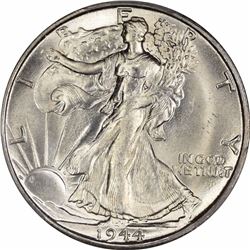 1944-S 50C. MS-66 PCGS. CAC.