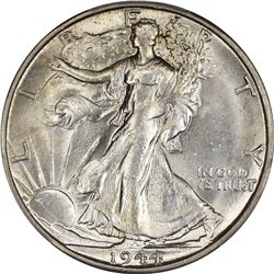 1944-S/S 50C. Repunched Mintmark. FS-501. MS-62 PCGS.