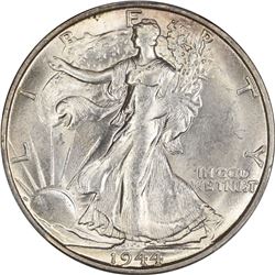 1944-S/S 50C. Repunched Mintmark. FS-502. MS-63 PCGS. CAC.