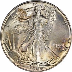 1945 50C. Missing Designer Initials. FS-901. MS-64 PCGS. CAC.